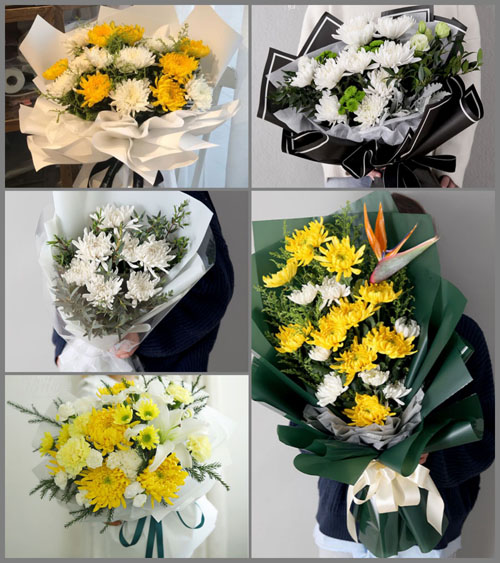 上海奉贤区奉城镇大门村白事花束代送